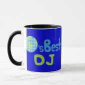 Mug Idée de cadeau pour le DJ (mondes meilleurs) (Gauche)