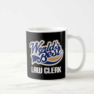 Mug Idée de cadeau pour le greffier (mondes meilleurs)