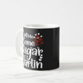 Mug Idée de femme d'anniversaire. Citations de la Sain (Devant gauche)
