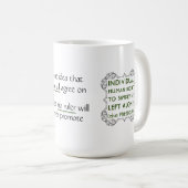 Mug Idée de liberté (Devant droit)