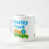 Mug Idée Extraordinaire de cadeau de garde de sécurité (Devant gauche)
