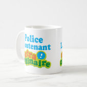 Mug Idée Extraordinaire de lieutenant de police cadeau (Devant gauche)