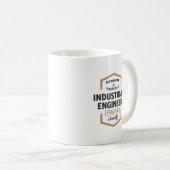 Mug Idées Cadeau Logo Ingénieur Industriel. (Devant droit)