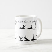 Mug Idées cadeau unique pour amoureux du yoga (Devant droit)