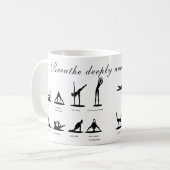 Mug Idées cadeau unique pour amoureux du yoga (Devant gauche)