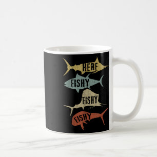 Mug Idées Cadeaux de Pêche en Eau Salée Drôle Vintage 