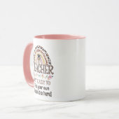 Mug Idées Cadeaux 🎓 Enseignant : Les Plus Susceptible (Devant gauche)