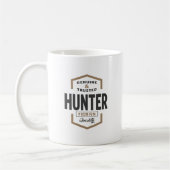 Mug Idées Cadeaux Logo Chasseur. (Gauche)