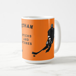 Mug Idées cadeaux personnalisées de joueur de hockey