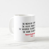 Mug Idées cadeaux pour un grand enseignant (Devant gauche)