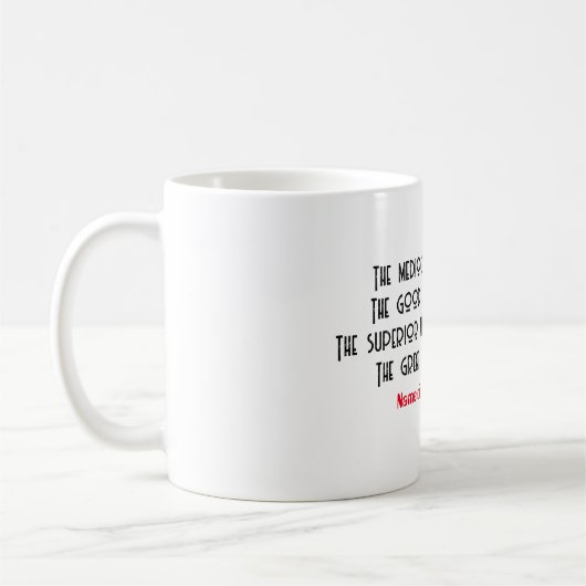 Mug Idées cadeaux pour un grand enseignant (Gauche)