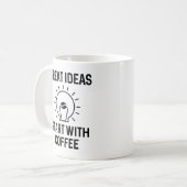 Mug Idées géniales café (Devant gauche)