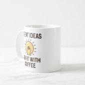 Mug Idées géniales café (Devant gauche)