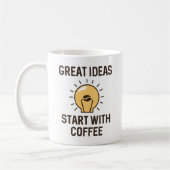 Mug Idées géniales café (Gauche)