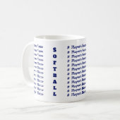 Mug Idées personnalisables de cadeau d'entraîneur du (Devant gauche)