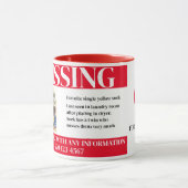 Mug idiot (Centre)