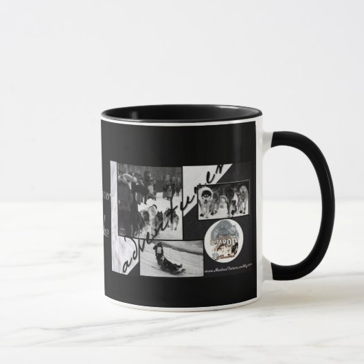 Mug Iditarod noir et blanc (Droite)