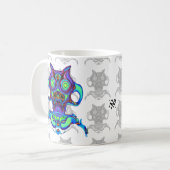 Mug Idole colorée de l'espace antique v1 (Devant gauche)