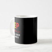 Mug IEP I Encourager Progress Special Education School (Devant gauche)