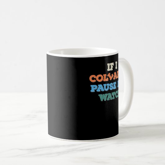 Mug If I Collapse Please Pause My Watch Timer Triathlo (Devant droit)