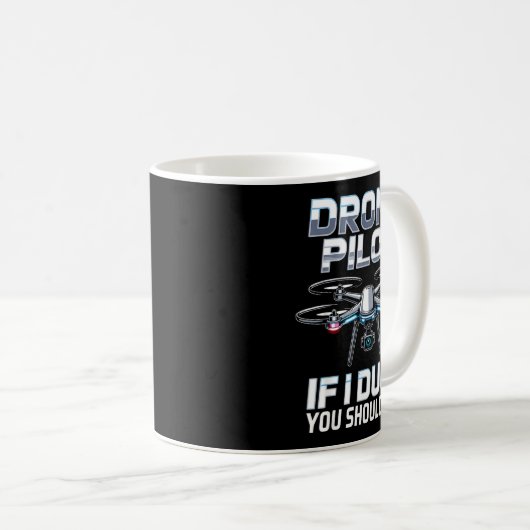 Mug If I Duck Drone Lot Drone Operator Rc Quaopter Fly (Devant droit)