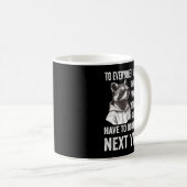 Mug If I Offended You Work On Yourself Funny New Year  (Devant droit)