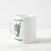Mug If I Shenan Once I’ll Shenanigan Funny Cool Cat Qu (Devant gauche)