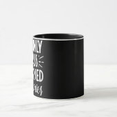 Mug If Only Sass Burned Calories Workout Quote (Centre)