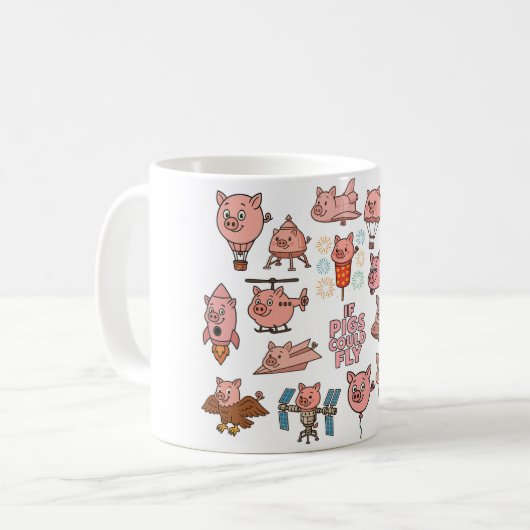 Mug If pigs could fly (Devant gauche)