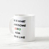Mug igbo mom, awesome (Devant gauche)