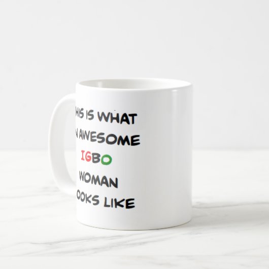 Mug igbo woman, awesome (Devant gauche)