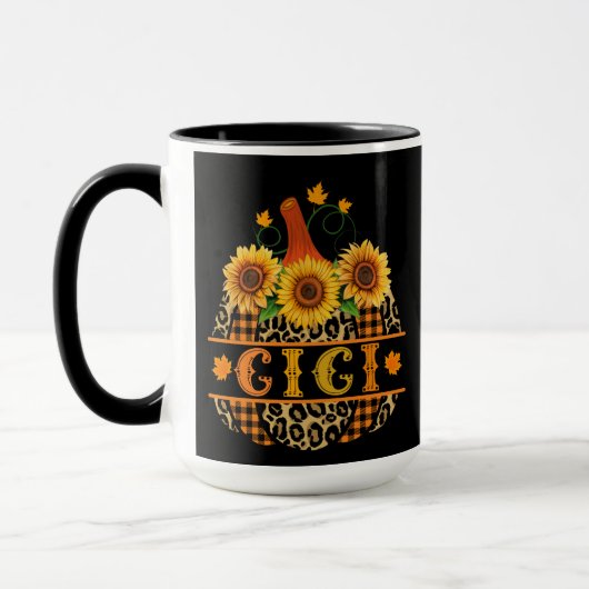 Mug IGi Pumkin Leopard Print Sunflower Buffalo Plaid (Gauche)