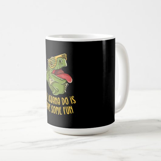 Mug Iguana Doit S'Amuser - Reptile & Lizard (Devant droit)