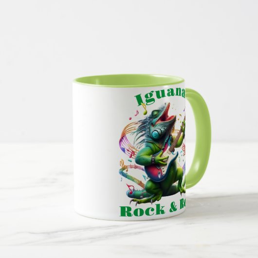 Mug Iguana Dweller Rock & Roll (Devant droit)