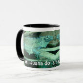 Mug Iguana verte 2 (Devant gauche)