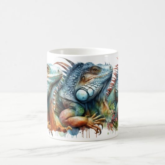 Mug Iguanas Mystique : Un voyage à travers des royaume (Centre)