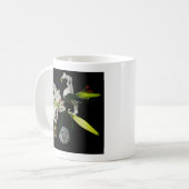 Mug Iirsh Design - Collection de laiton et de fleurs (Devant gauche)