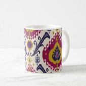 Mug Ikat seamless pattern background Traditional patte (Devant droit)