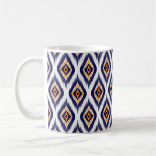 Mug Ikat tissu motif tissu ethnique motif tribal ma