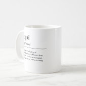 Mug Ikigai définition dictionnaire japonais (Devant gauche)