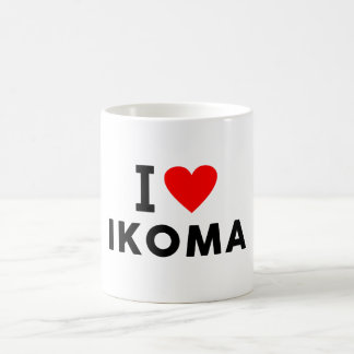 Mug Ikoma Japon ville d'amour cœur comme voyage