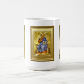 Mug Ikon du Christ avec un livre d'évangile, orthodoxe (Centre)