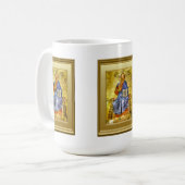 Mug Ikon du Christ avec un livre d'évangile, orthodoxe (Devant gauche)