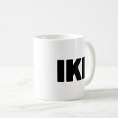 Mug IKR | Écart de texte (Devant droit)