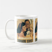 Mug Il A Fait Du Bénévolat Pour Le Service Sous-Marin (Gauche)