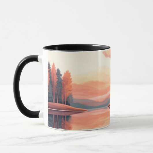 Mug Il a fait tout beau Bible Fall Trees (Gauche)