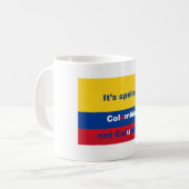 Mug Il a orthographié la Colombie pas Colombie (Devant gauche)