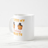 Mug Il Aime Ma Turquie Poitrine Couple Correspondant M (Devant gauche)