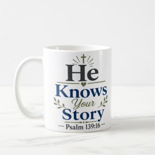 Mug Il Connaît Votre Histoire Verset de Psaume Inspira