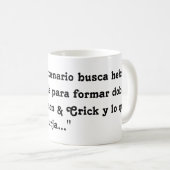 Mug Il effiloche avec compliment des ADN (Devant droit)